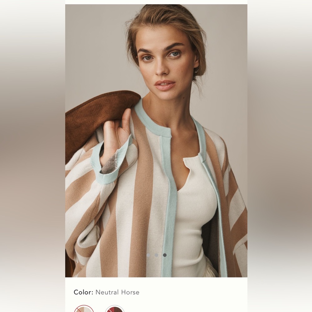 Anthropologie bel Kazan open front icon cardigan sweater ONE SIZE NWOT - Picture 3 of 8